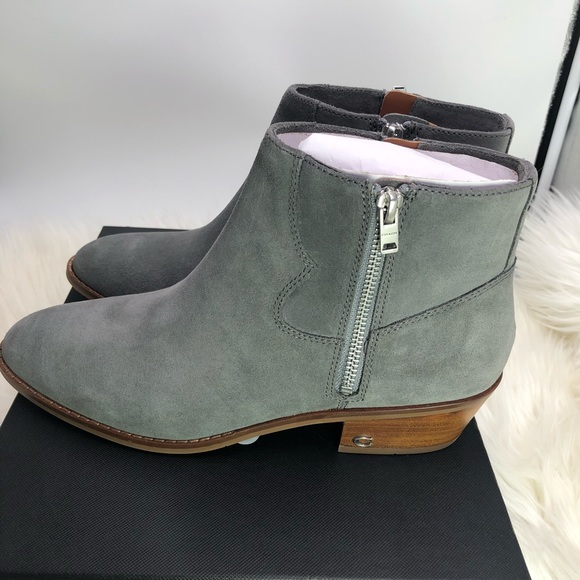 Coach Shoes - COACH DANI SDE ANKLE BOOTI, HEATHER GREY, 8.5B